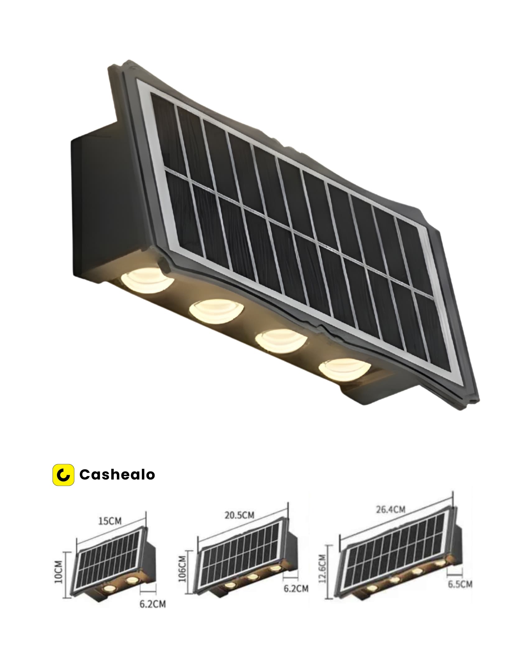 Panel Solar para Exteriores 6 Led - Imagen 2