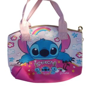 BOLSO MONEDERO DE CUERO UN SOLO HOMBRO PARA NINAS STITCH