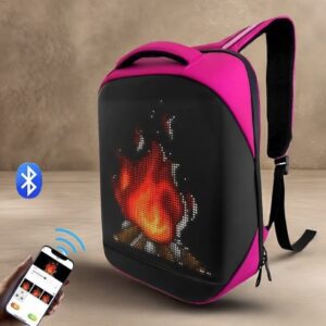 MOCHILA CON PANTALLA LED