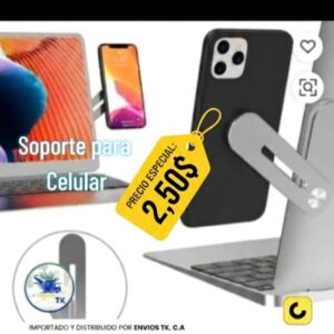 Sujetador imantado para Celular en PC